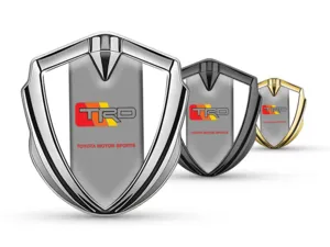 Toyota Metal Domed Emblem Minimal Style Universal Size